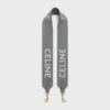 Langer Riemen aus Wolle mit CELINE-Jacquard