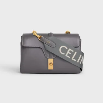 Langer Riemen aus Wolle mit CELINE-Jacquard