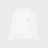Langärmliges T-Shirt aus Baumwolljersey Langärmliges T-Shirt aus Baumwolljersey