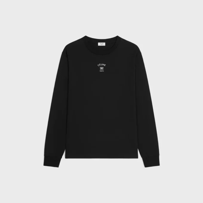 Langärmliges T-Shirt aus Baumwolljersey