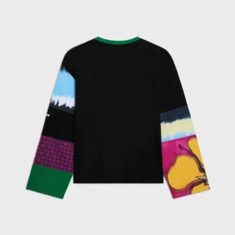 Langärmliges T-Shirt aus Baumwolljersey