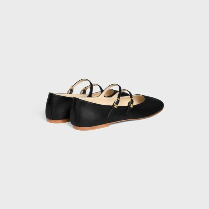 Les Ballerines CELINE Double Strap aus Lammleder Les Ballerines CELINE Double Strap aus Lammleder