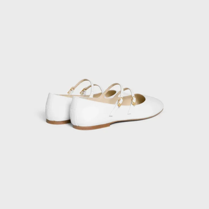 Les Ballerines CELINE Double Strap aus Lammleder Les Ballerines CELINE Double Strap aus Lammleder