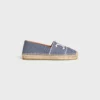 Les Espadrilles CELINE aus gestreiftem Textil mit Triomphe