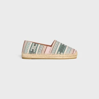 Les Espadrilles CELINE aus Triomphe-Jacquard-Stoff Les Espadrilles CELINE aus Triomphe-Jacquard-Stoff
