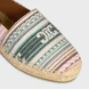 Les Espadrilles CELINE aus Triomphe-Jacquard-Stoff Les Espadrilles CELINE aus Triomphe-Jacquard-Stoff