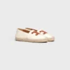 Les Espadrilles CELINE aus Tweed und Kalbsleder