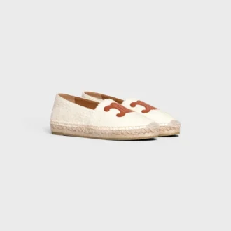 Les Espadrilles CELINE aus Tweed und Kalbsleder Les Espadrilles CELINE aus Tweed und Kalbsleder