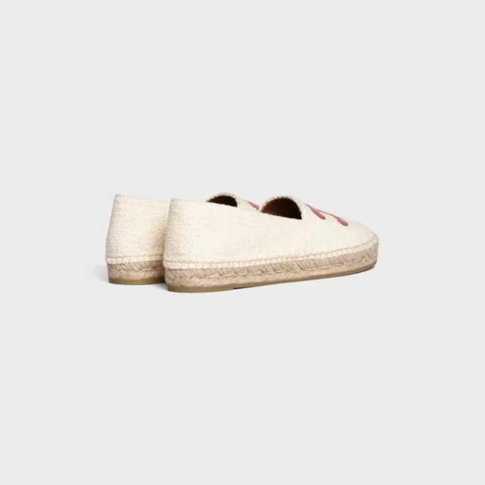 Les Espadrilles CELINE aus Tweed und Kalbsleder