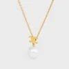 Les Perles CELINE Halskette aus Kunstharzperlen und Messing mit Goldfinish Les Perles CELINE Halskette aus Kunstharzperlen und Messing mit Goldfinish