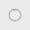 Les Poincons CELINE Armband aus Sterlingsilber und Granat Les Poincons CELINE Armband aus Sterlingsilber und Granat