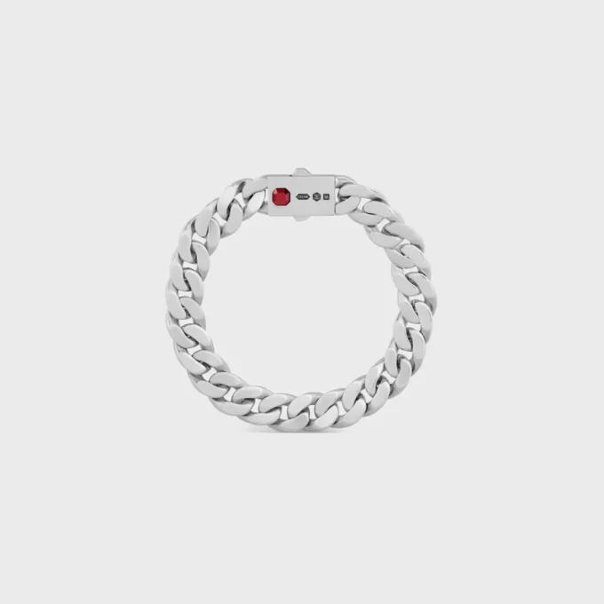 Les Poincons CELINE Armband aus Sterlingsilber und Granat Les Poincons CELINE Armband aus Sterlingsilber und Granat