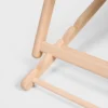 Liegestuhl aus Holz und Jacquard-Stoff Liegestuhl aus Holz und Jacquard-Stoff