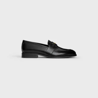 Loafer Malaquais aus poliertem Stierleder