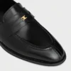 Loafer Malaquais aus poliertem Stierleder