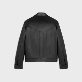Lockere Blouson-Jacke aus weichem Lammleder