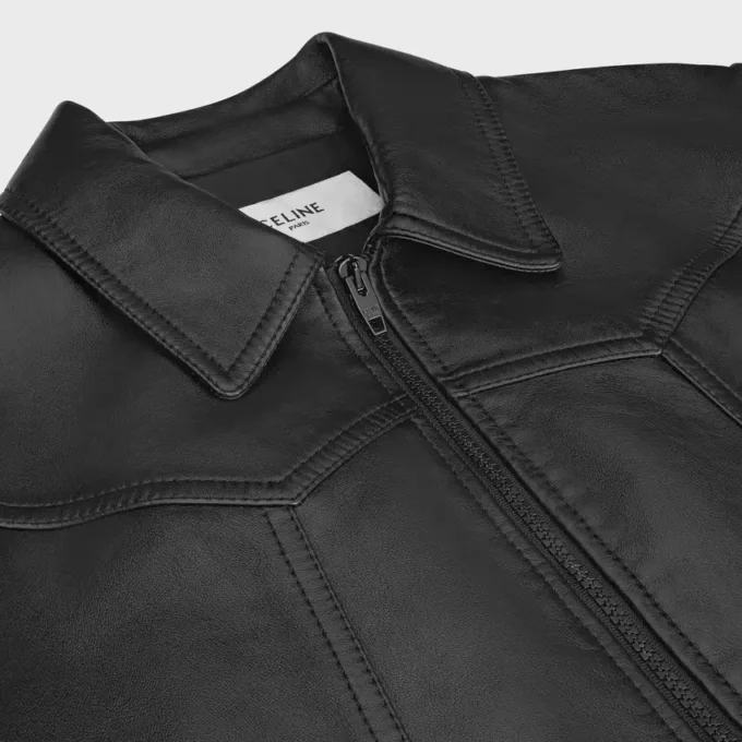 Lockere Blouson-Jacke aus weichem Lammleder Lockere Blouson-Jacke aus weichem Lammleder