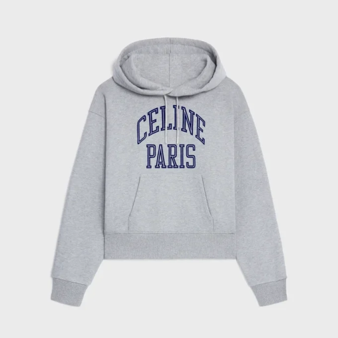 Lockerer Hoodie aus Baumwollfleece Lockerer Hoodie aus Baumwollfleece