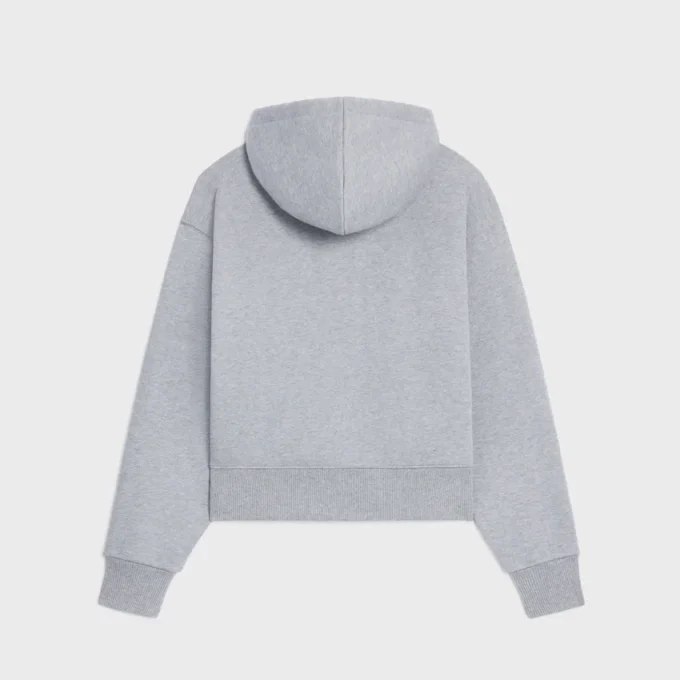 Lockerer Hoodie aus Baumwollfleece Lockerer Hoodie aus Baumwollfleece