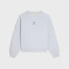Lockeres Sweatshirt aus Baumwollfleece