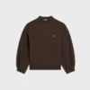 Lockeres Sweatshirt aus Baumwollfleece Lockeres Sweatshirt aus Baumwollfleece