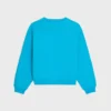 Lockeres Sweatshirt aus Baumwollfleece Lockeres Sweatshirt aus Baumwollfleece