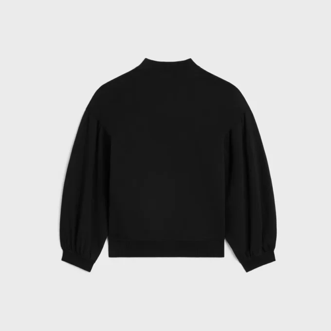 Lockeres Sweatshirt aus Baumwollfleece