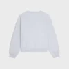 Lockeres Sweatshirt aus Baumwollfleece