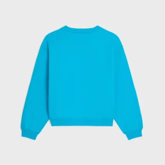 Lockeres Sweatshirt aus Baumwollfleece
