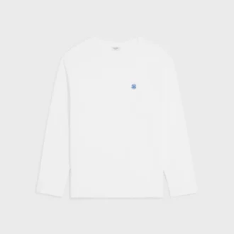Lockeres T-Shirt aus Baumwolljersey