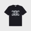 Lockeres T-Shirt aus Baumwolljersey
