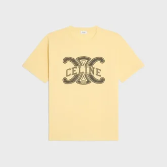 Lockeres T-Shirt aus Baumwolljersey