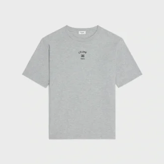 Lockeres T-Shirt aus Baumwolljersey