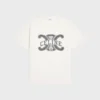 Lockeres T-Shirt aus Baumwolljersey