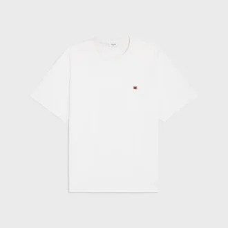Lockeres T-Shirt aus Baumwolljersey