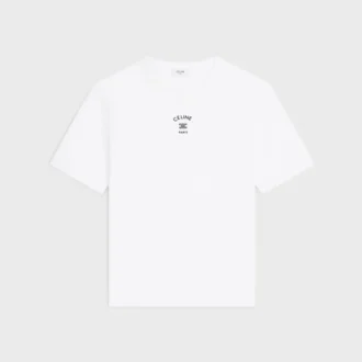 Lockeres T-Shirt aus Baumwolljersey