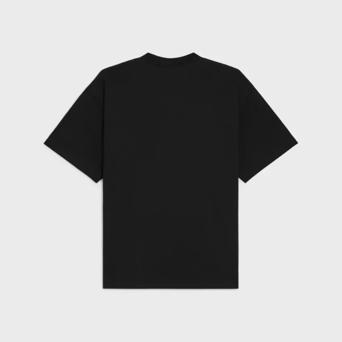 Lockeres T-Shirt aus Baumwolljersey