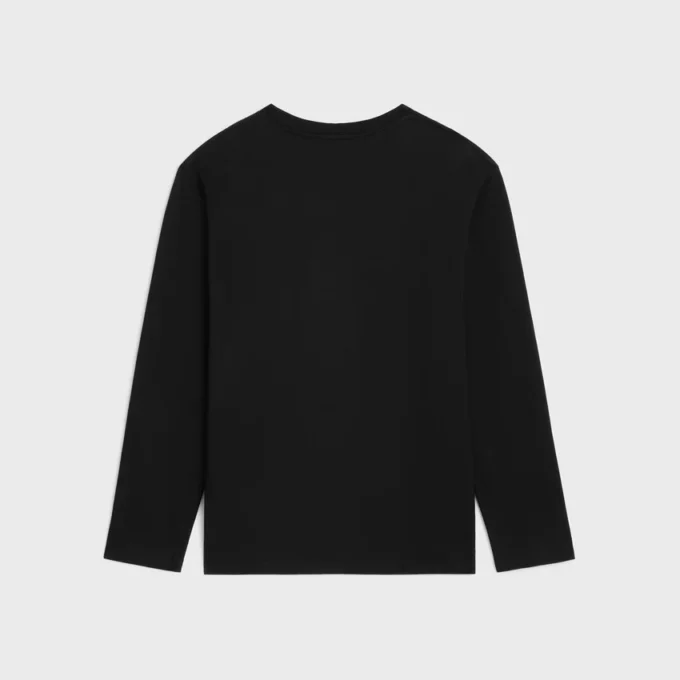 Lockeres T-Shirt aus Baumwolljersey Lockeres T-Shirt aus Baumwolljersey