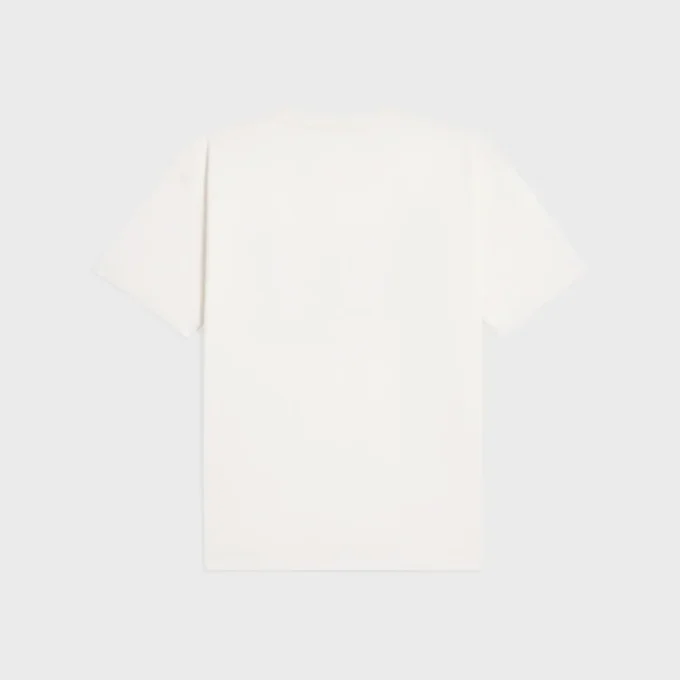 Lockeres T-Shirt aus Baumwolljersey