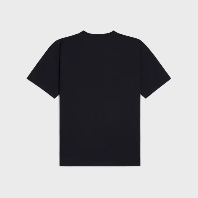 Lockeres T-Shirt aus Baumwolljersey