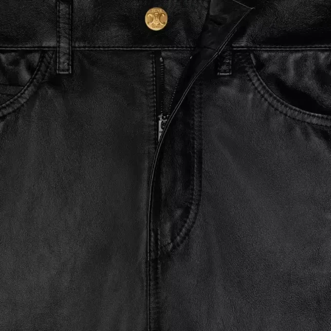 Lulu-Jeans aus weichem Lammleder