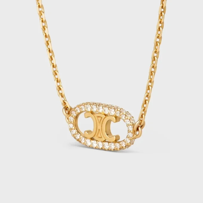 Maillon Triomphe Armband aus Gelbgold und Diamanten