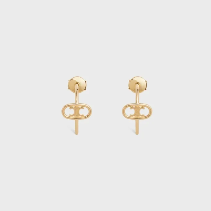Maillon Triomphe Creolen in Gelbgold Maillon Triomphe Creolen in Gelbgold