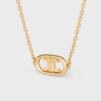 Maillon Triomphe Halskette in Gelbgold