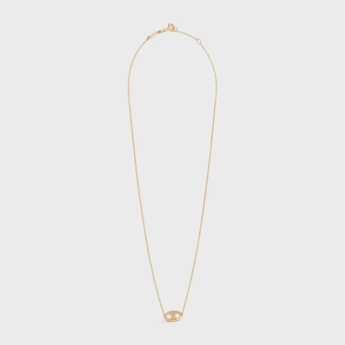Maillon Triomphe Halskette in Gelbgold