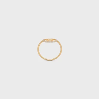 Maillon Triomphe Ring aus Gelbgold und Diamanten
