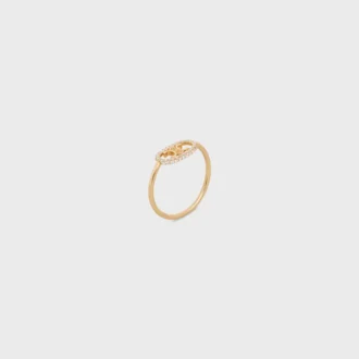 Maillon Triomphe Ring aus Gelbgold und Diamanten