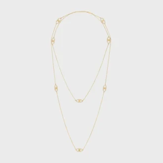 Maillon Triomphe Sautoir aus Gelbgold und Diamanten