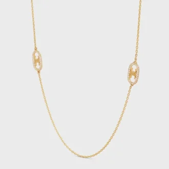 Maillon Triomphe Sautoir aus Gelbgold und Diamanten