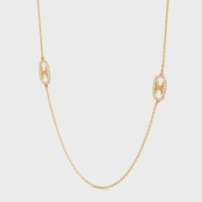 Maillon Triomphe Sautoir aus Gelbgold und Diamanten Maillon Triomphe Sautoir aus Gelbgold und Diamanten